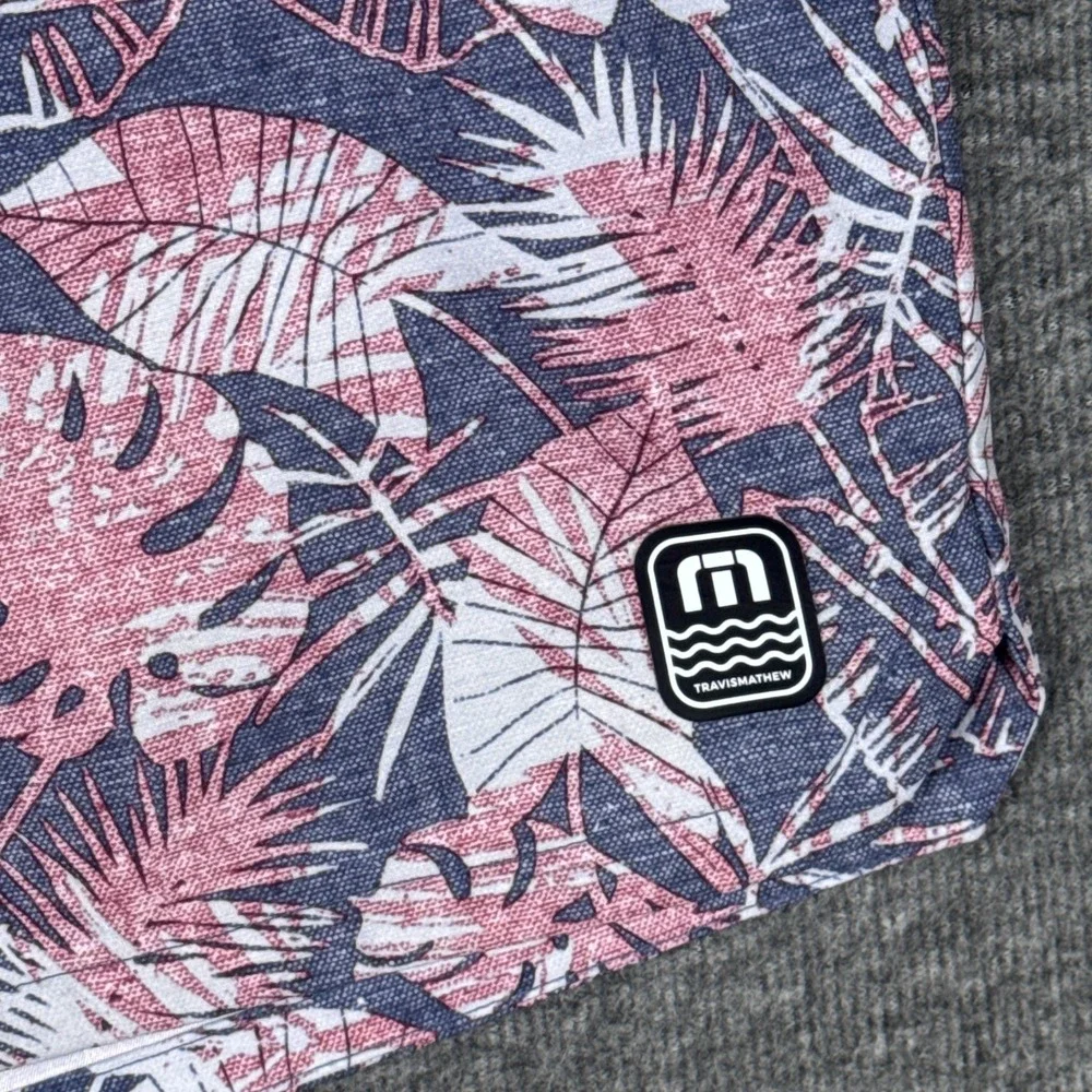 Travis Mathew Board Shorts Mens 38 Floral Swim Trunks Surf Bathing Foot The Bill